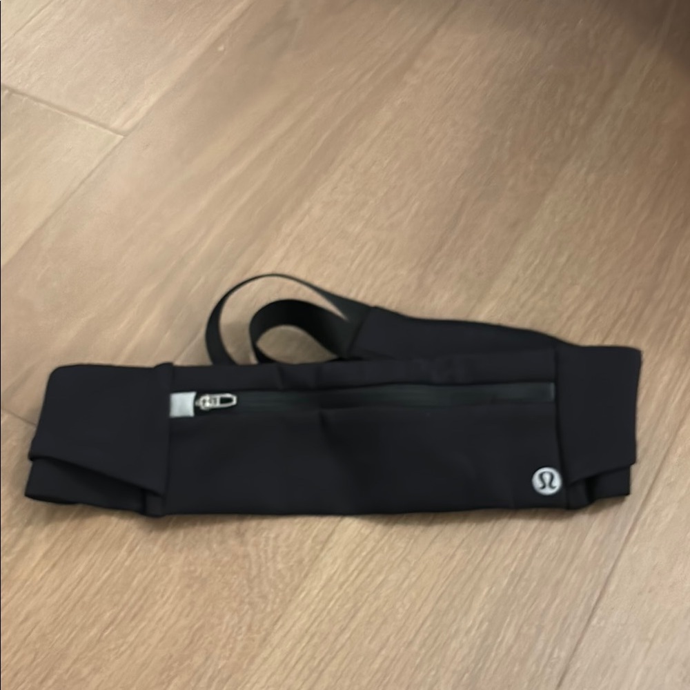 Lululemon Athletica Black Crossbody Bag with Adjustable Strap